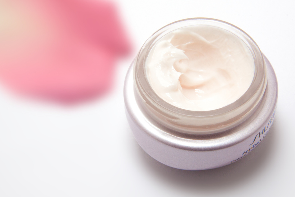 Cream for Delicate Skin on White Background
